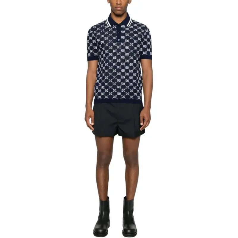 GUCCI Wool Twill Shorts-1