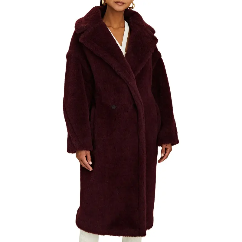 MaxMara Coats Women's Burgundy-1