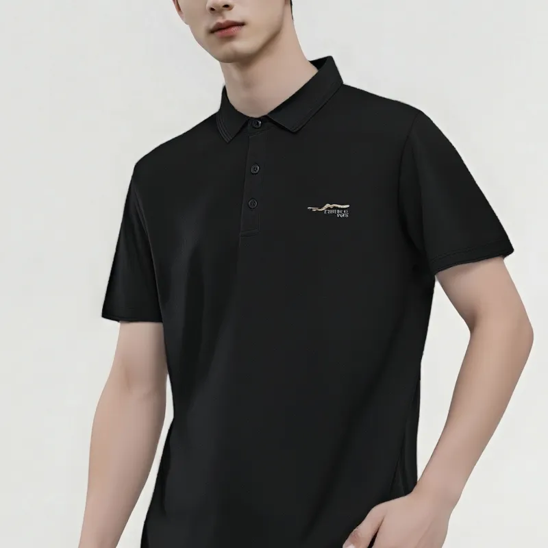 HLA The Mountain Is Not In The High Series Polo Shirt Unisex-7