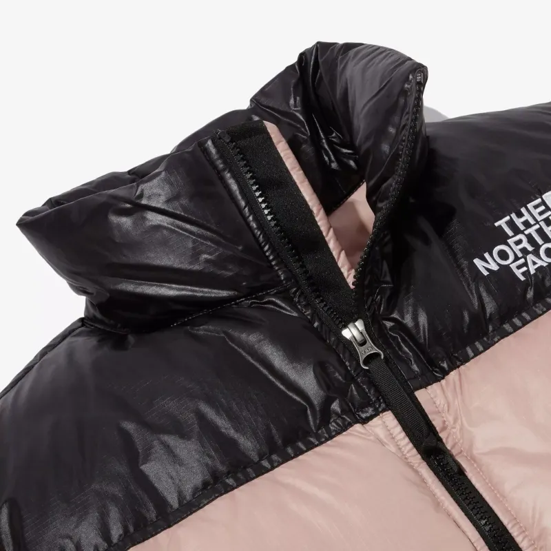 THE NORTH FACE W'S Nuptse Short Jacket Pastel Pink Korea Version-3