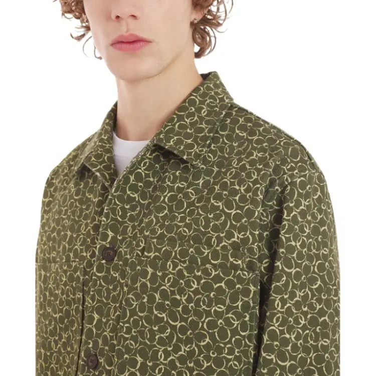 Maison Kitsuné Allover Floral Printed Overshirt-5