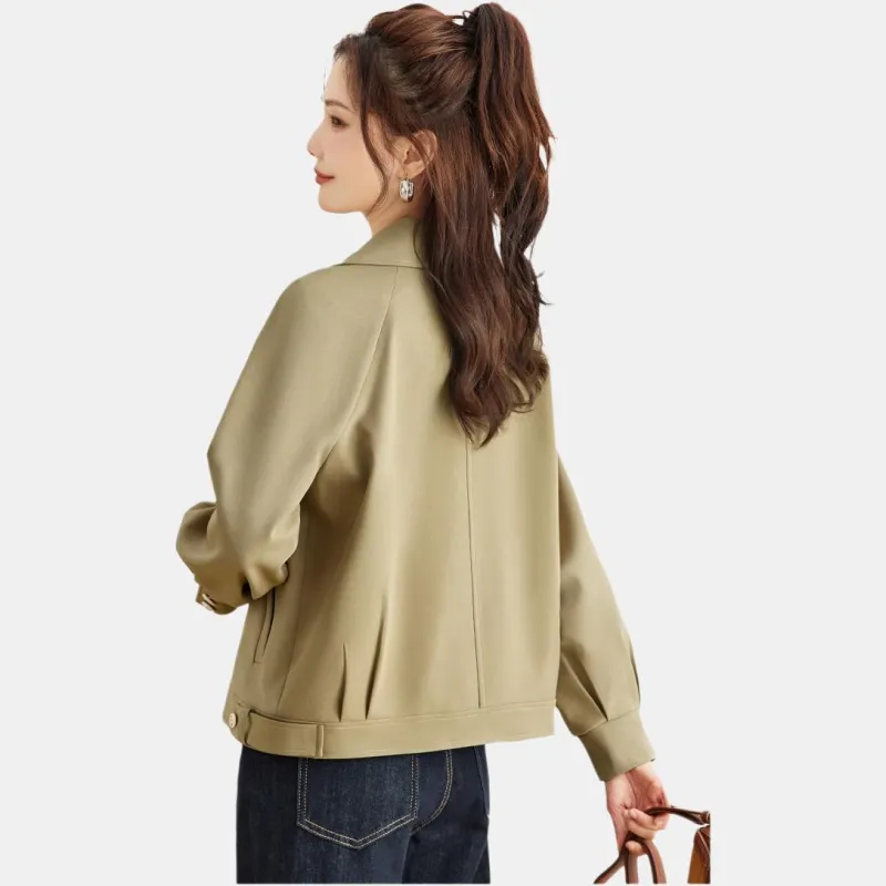 TERRE BLEUE Jackets Coats Women's Khaki-7