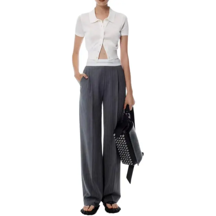Alexander Wang High waisted Pleated Trousers-1