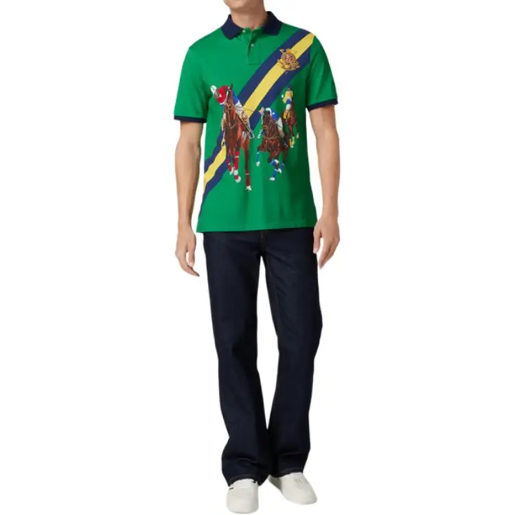 Polo Ralph Lauren SS23 Polo Shirt Men's Green-2