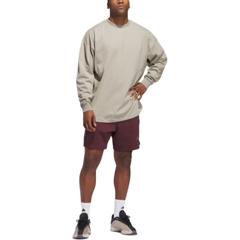 Adidas Free Shipping With AdiClub Adidas Basketball Long Sleeve Tee Gender Neutral-1