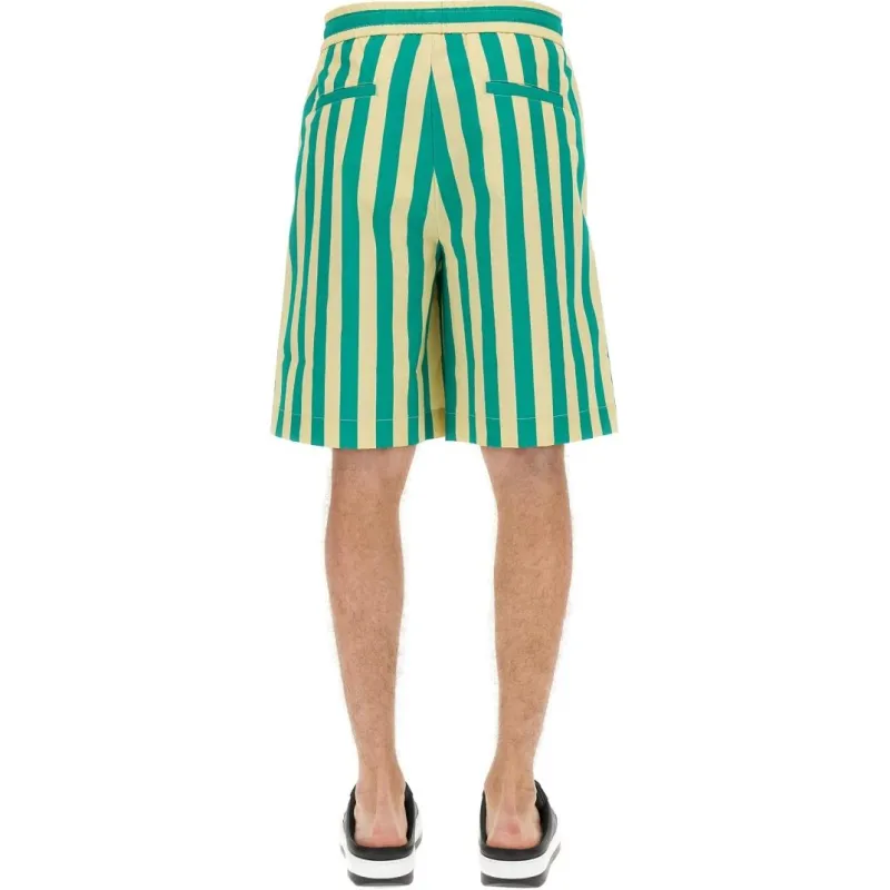 Sunnei Striped Bermuda Shorts-1