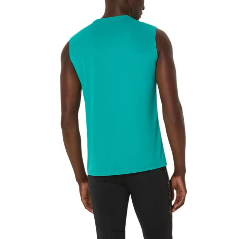 Asics Tank Top Men's Blue Green-1