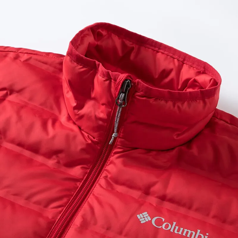 Columbia Down Jackets Men Red-2