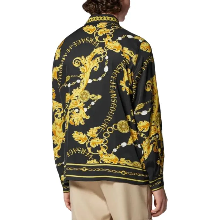 VERSACE Shirts Men Black-2