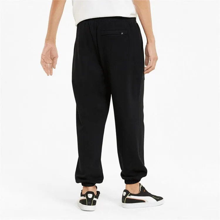 PUMA Knitted Sweatpants Men Black-4
