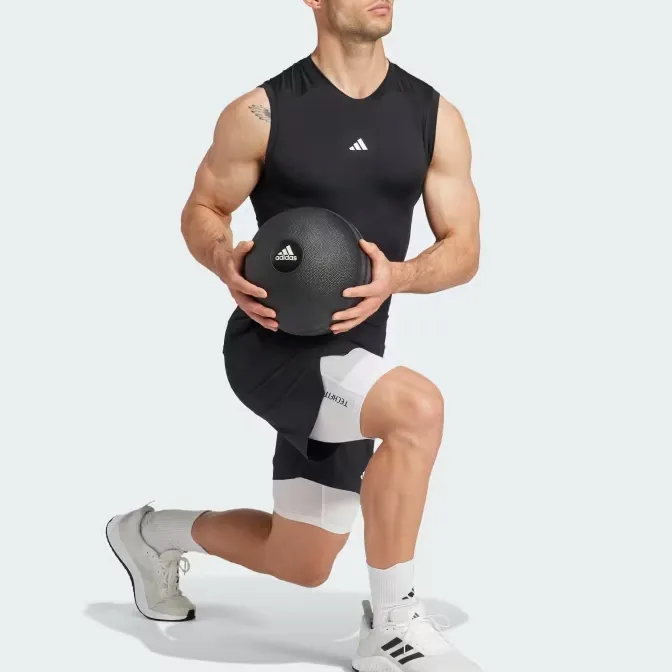 Adidas Free Shipping With AdiClub Techfit Compression Training Short Tights-1