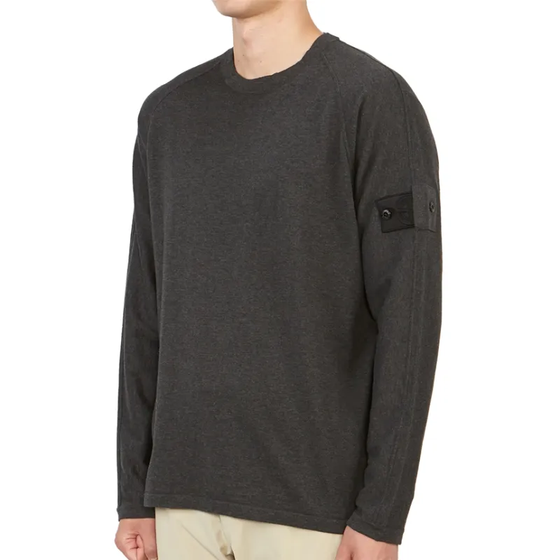 STONE ISLAND Sweatshirt Men's Black Gray-4