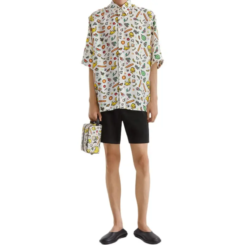 FENDI SS25 Silvia And The Baguette Capsule Collection Shirt Men's Multicolor-4