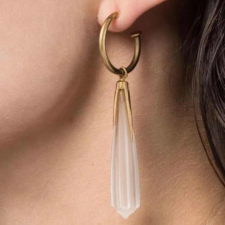 BEATRIZ PALACIOS Blessed Water Drop Earrings-1