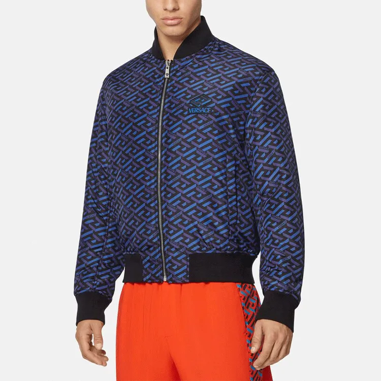 VERSACE Jackets Coats Men's Blue-2