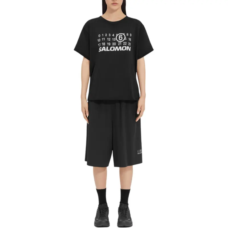 MM6 Maison Margiela X Salomon X Salomon Logo print T Shirt-1