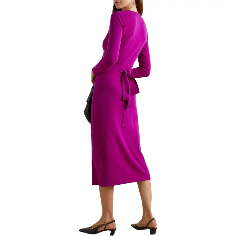 DVF Diane Von Furstenberg Astrid Wrap Midi Dress-2