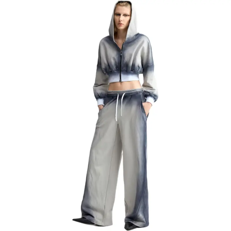 YJ1NGZYZJ Sweatshirt Women's Blue Gray-3