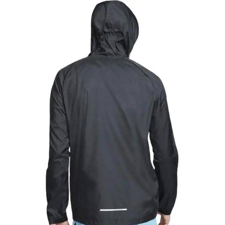 Nike Jackets Men Black+Shopping Bag-4