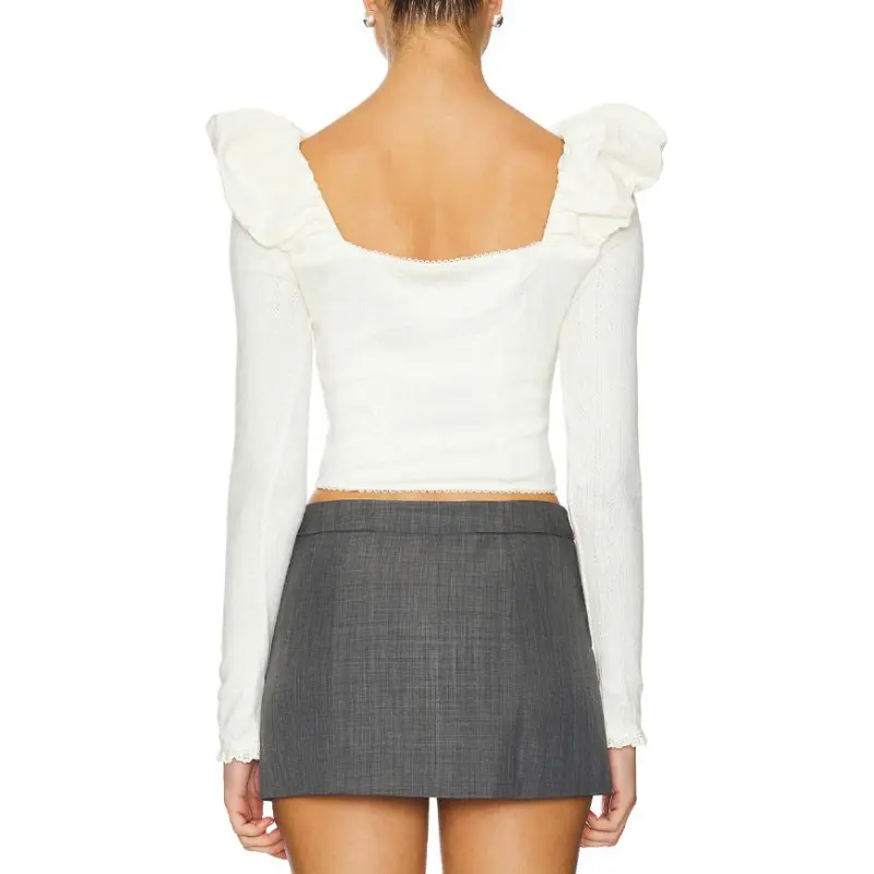 FOR LOVE & LEMONS Aliyah Knitted Top-1
