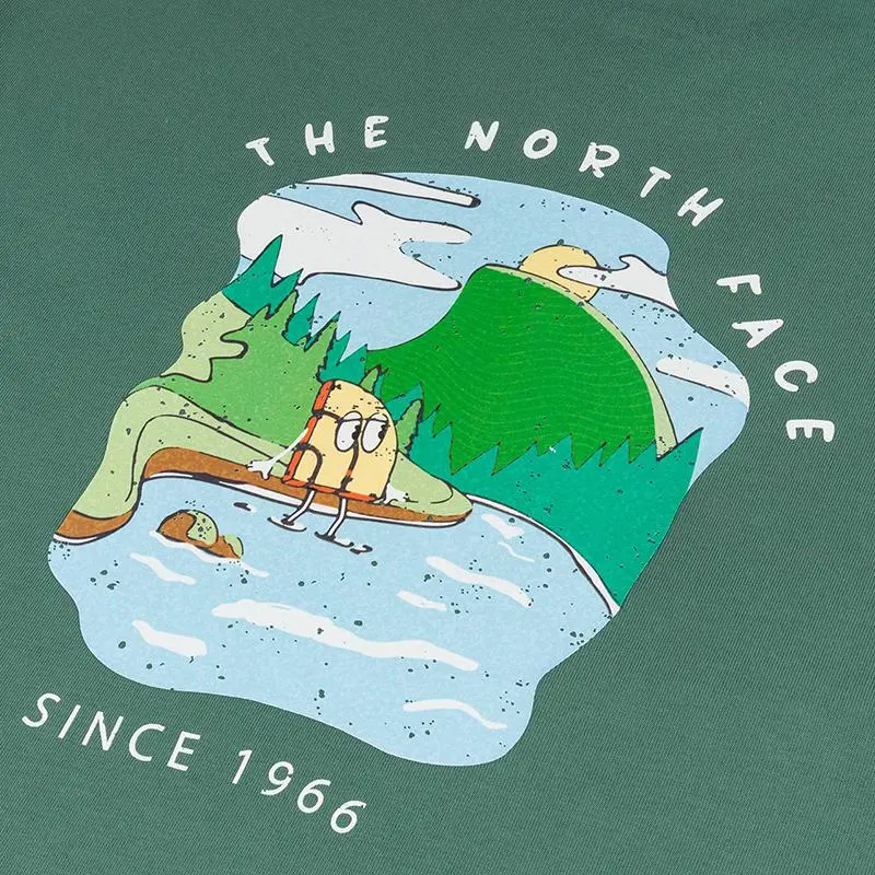 THE NORTH FACE T Shirt Unisex Alusheng Green-2