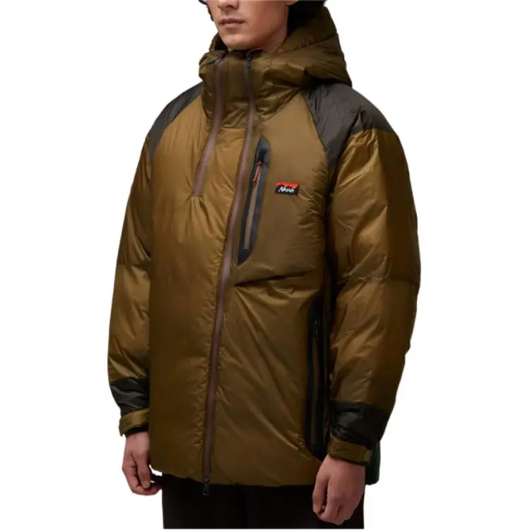 NANGA AURORA TEX LIGHT DOWN JACKET MIKAMI Down Jacket Men's Wolf Brown Khaki-2