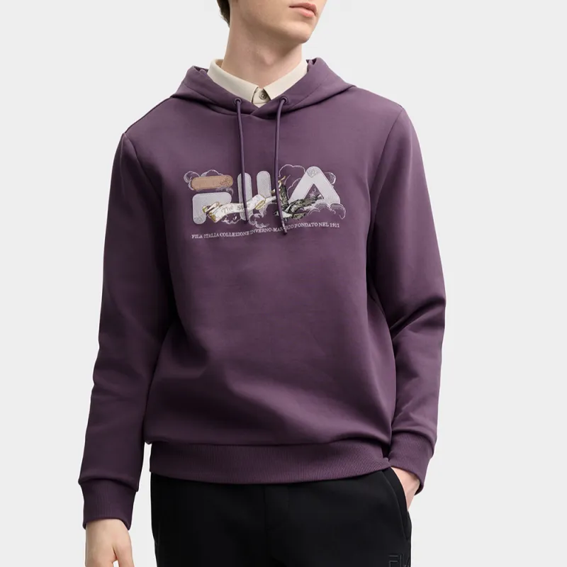 FILA Sweatshirt Men's Dark Night Dark Purple-2