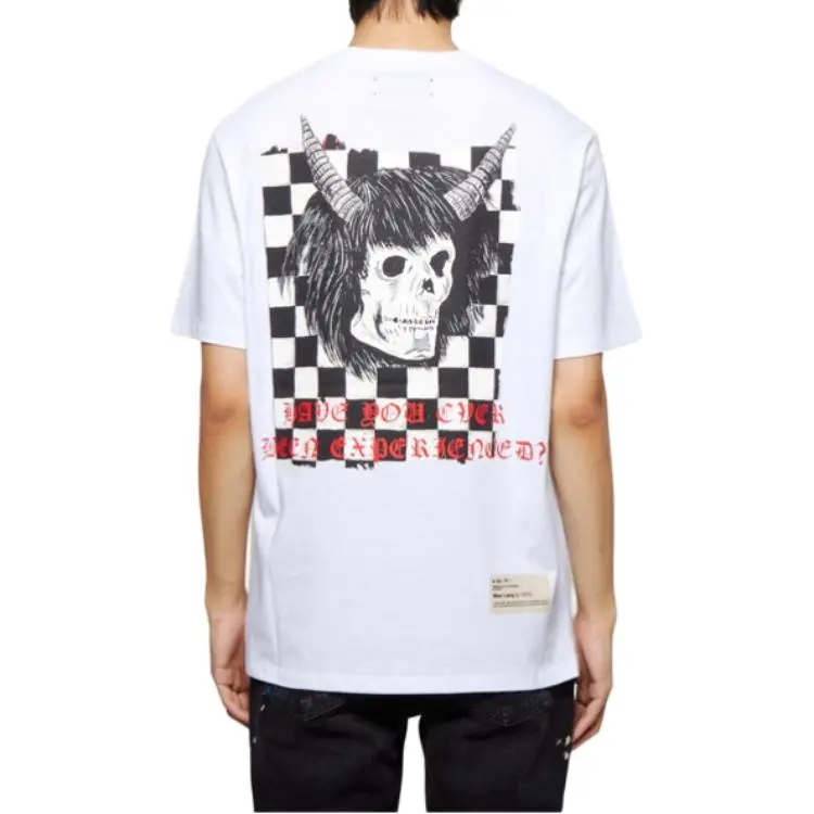 AMIRI X Wes Lang Checker Skull Tee-4