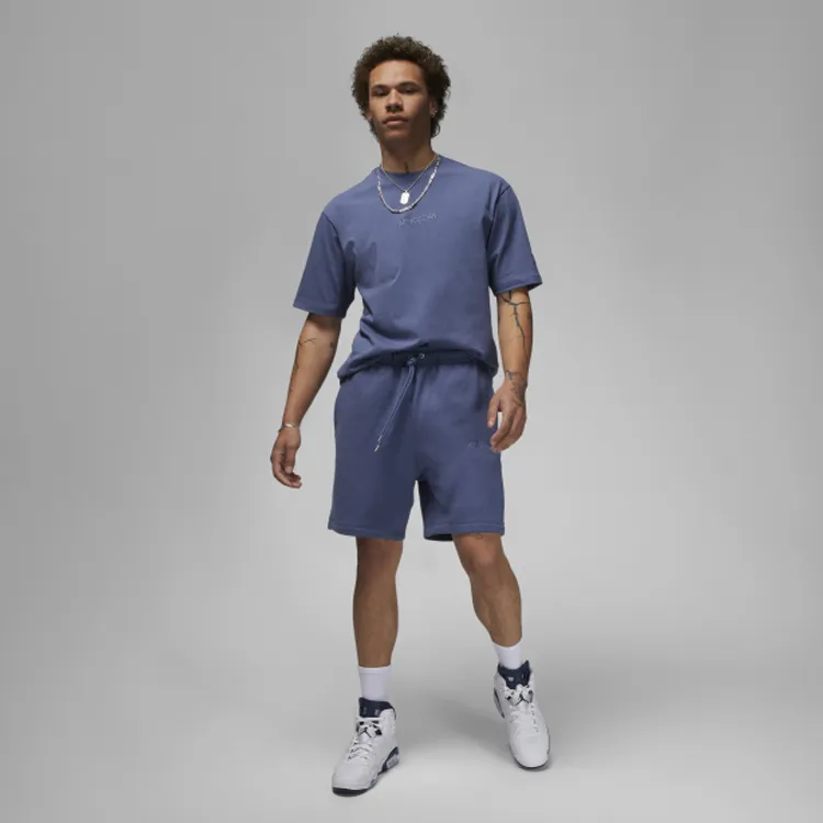 Jordan Casual Shorts Men Blended Blue-3