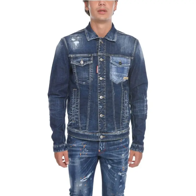 DSQUARED 2 FW22 Denim Jacket Men's Blue-2