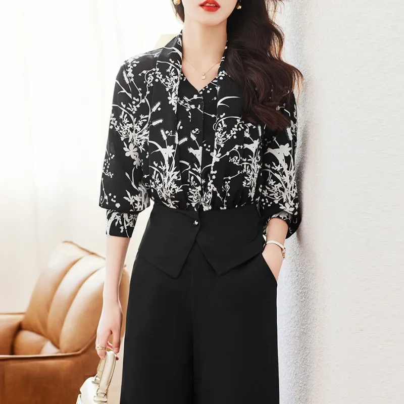 Fele.d Casual Suit Women's Black-3