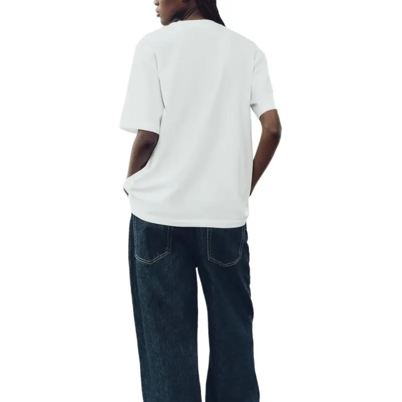 ZARA T-Shirts Women's Silver-4