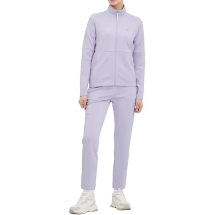 FILA Knitted Sports Pants Unisex Purple-2