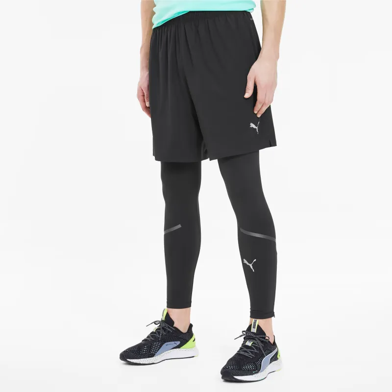 PUMA Runner ID 7 Casual Shorts Men's Black-2