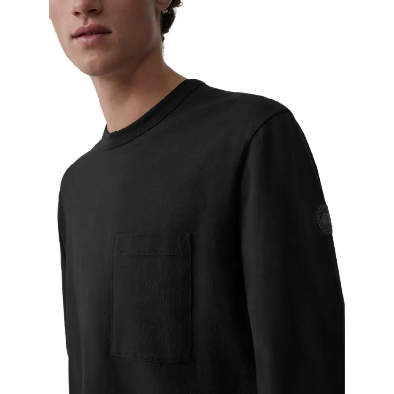 Canada Goose Gladstone Series T Shirts Men Black-5