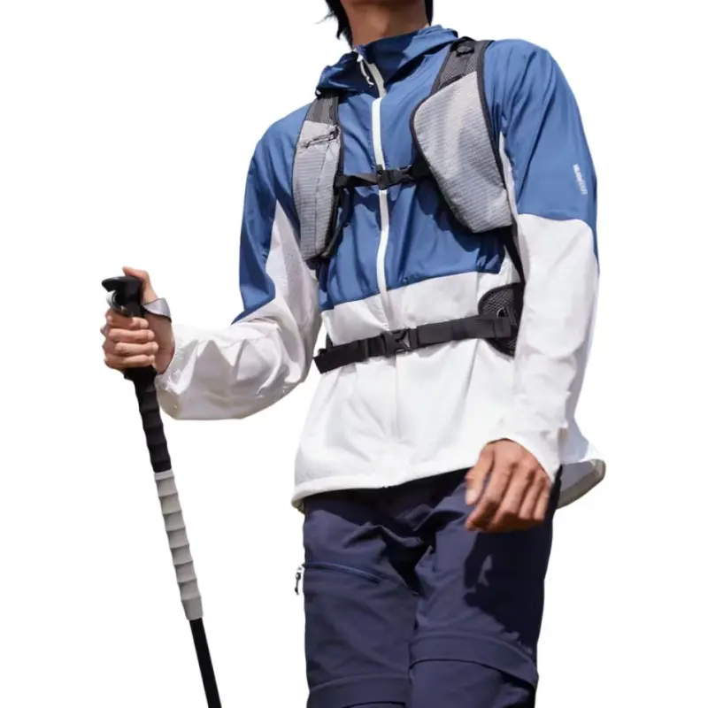 DECATHLON QUECHUA | HELIUM 500 Jacket Men's Ink Cyan/Ecru-2