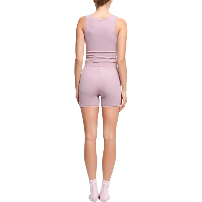 SKIMS FW24 COTTON RIB BOXER Shorts Women's DUSK/Nightfall Color-3