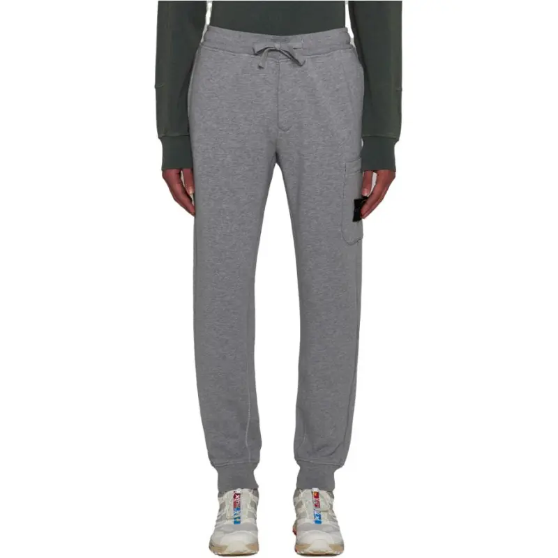 STONE ISLAND Knitted Sweatpants Men's Gray-2