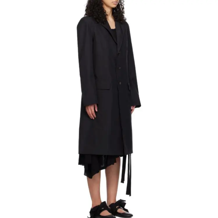 Y-3 X Yohji Yamamoto Coat 'Black'-3