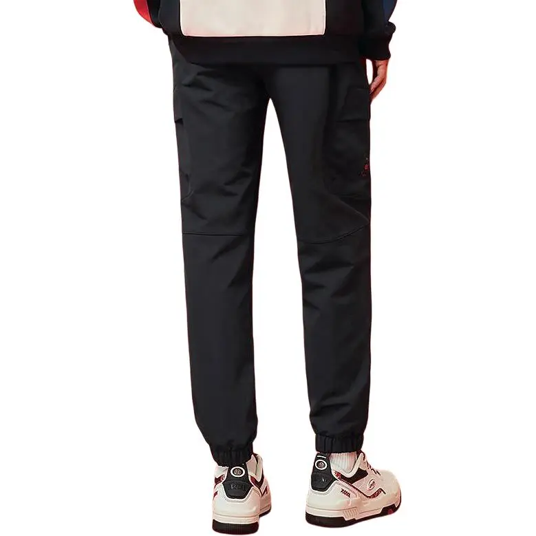 XTEP Cargo Pants Men's Jet Black-2