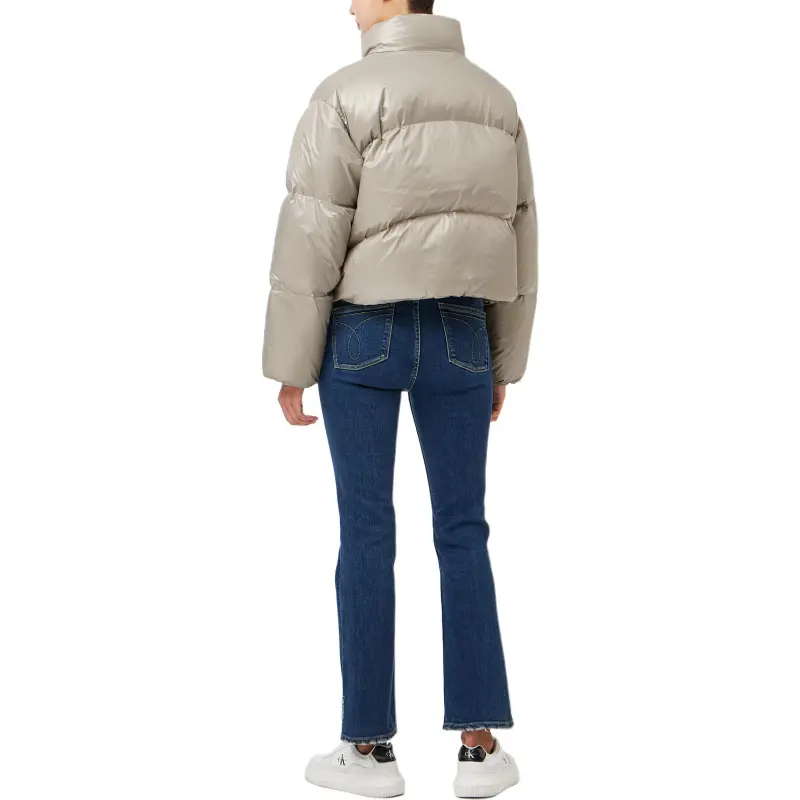 CALVIN KLEIN Puffer Jacket Women's Brown-2