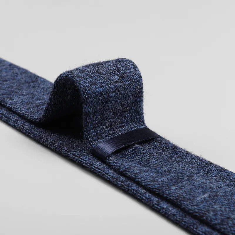 GOLDLION Sheep Wool Ties Men's Medium Blue-3
