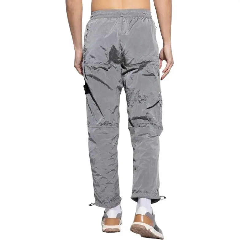 STONE ISLAND Compass Patch Straight Leg Trousers-4