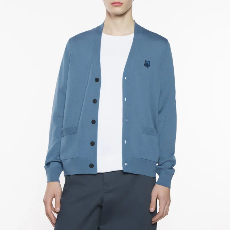 Maison Kitsune Bold Fox Head Cardigan-2