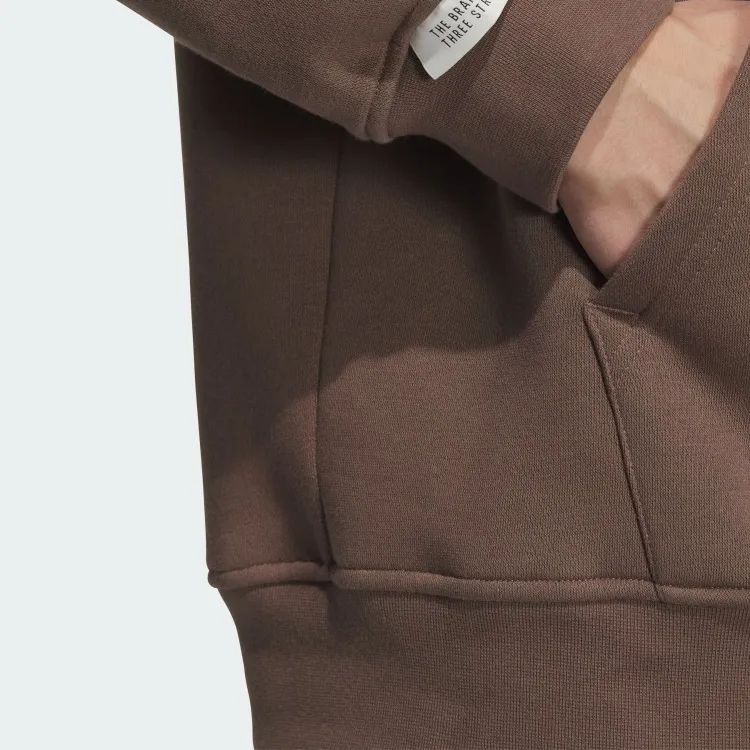 Adidas Sweatshirt Unisex Stratum Dark Earthy Brown/Black-4