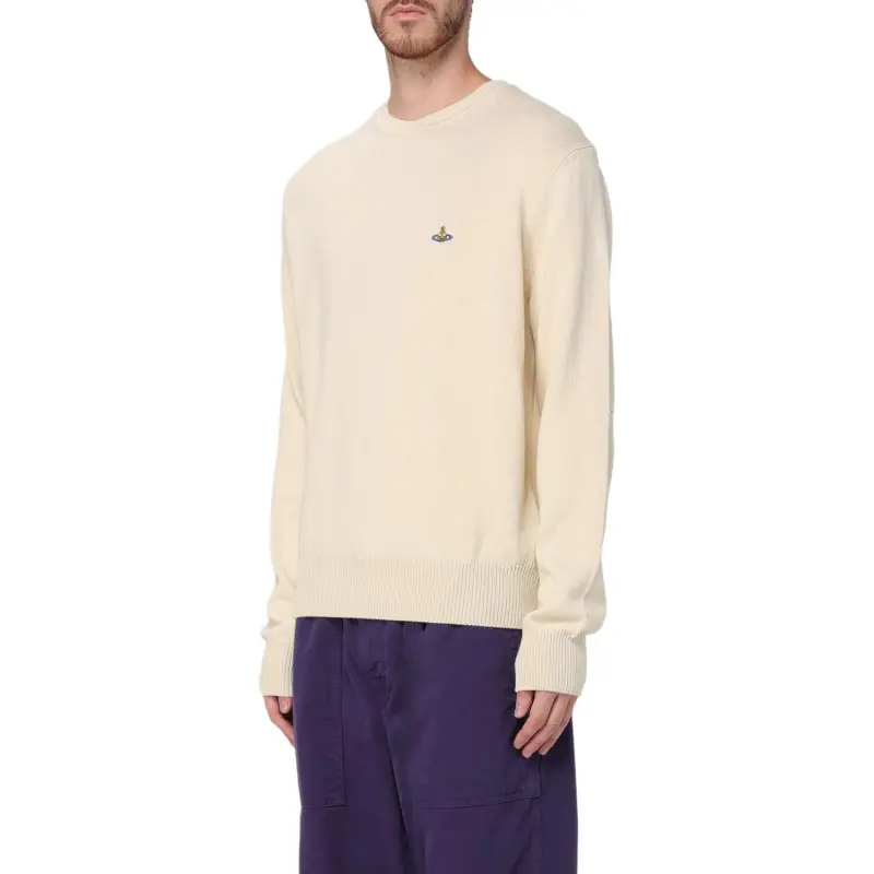 Vivienne Westwood Alex Orb Embroidered Crewneck Jumper-4