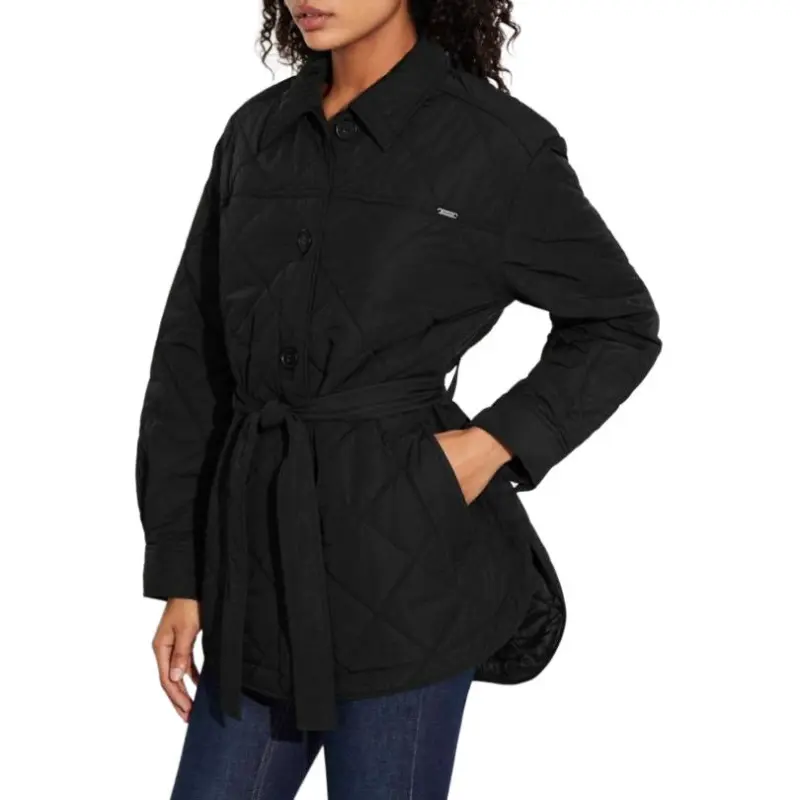 COACH FW22 Jackets Coats Women's Black-4