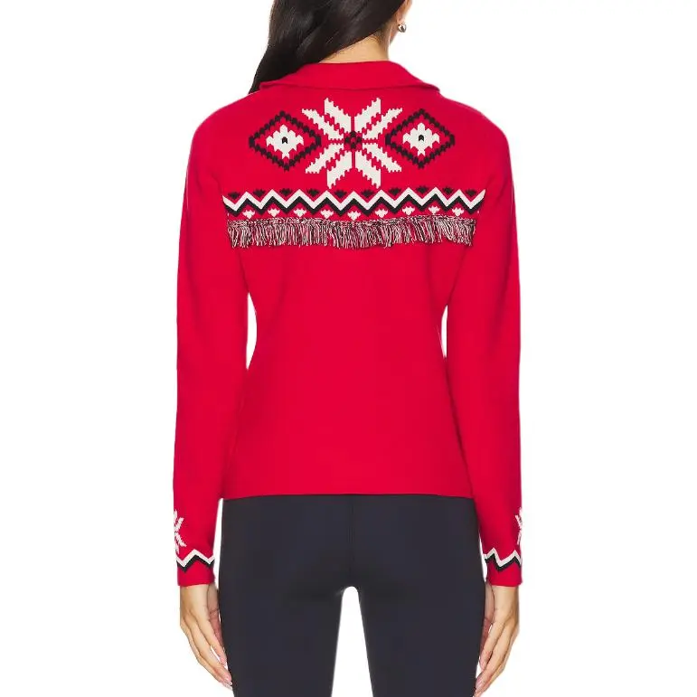 THE UPSIDE Sweatshirt Women's Spicy Pepper Red-1