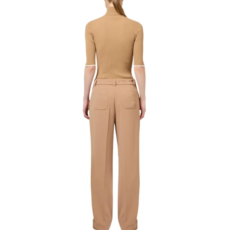 Elisabetta Franchi Logo Jacquard Knitted Top-3