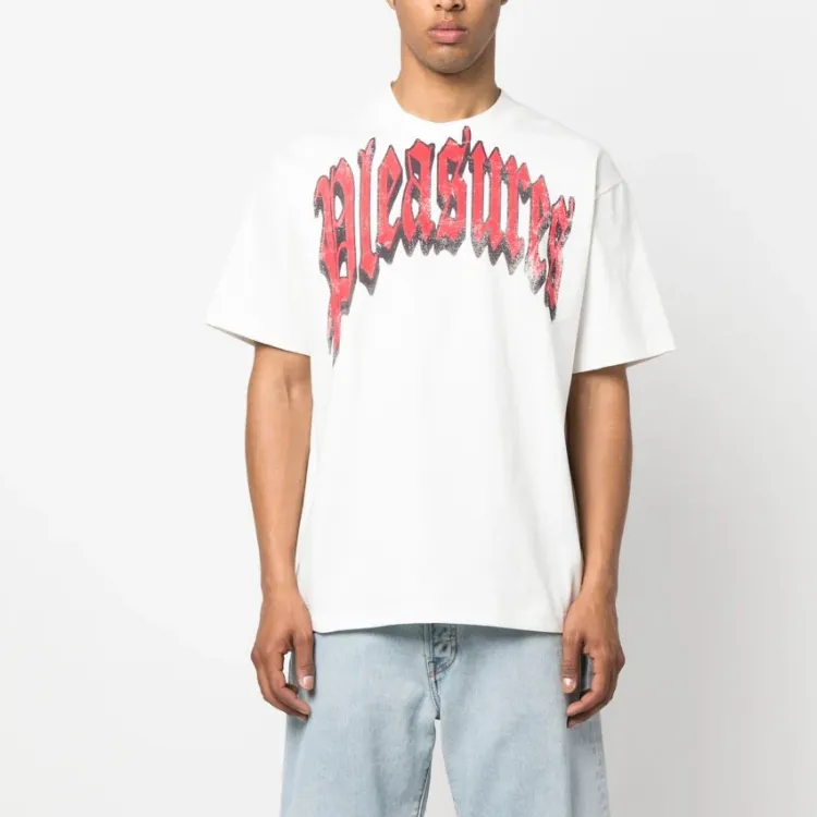 PLEASURES T-Shirts Men White-2